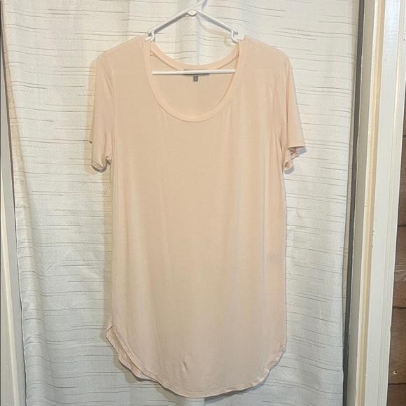 Light Pink Women's Short Sleeve Top - Picture 1 of 4